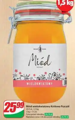 Dino Miód wielokwiatowy KRÓLOWA PSZCZÓŁ oferta