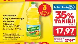 Kaufland KUJAWSKI Olej z pierwszego tłoczenia 3 l butelka oferta