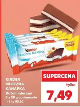 Kaufland Kinder Mleczna Kanapka oferta
