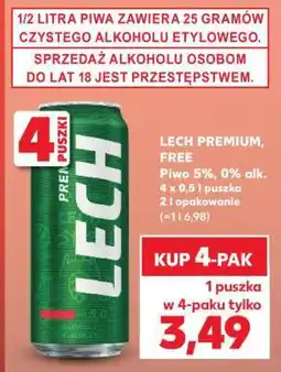 Kaufland LECH PREMIUM, FREE oferta