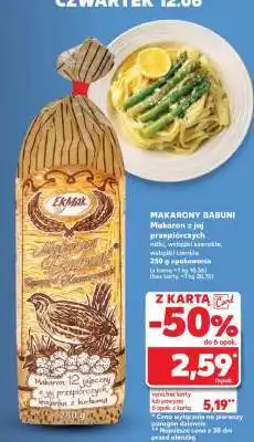 Kaufland MAKARONY BABUNI oferta