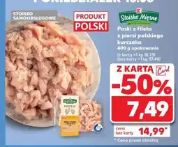 Kaufland Paski z fileta z piersi polskiego kurczaka 400 g opakowanie oferta