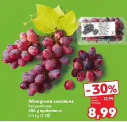 Kaufland Winogrona czerwone bezpestkowe oferta
