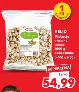 Kaufland HELIO Pistacje prażone solone 1000 g opakowanie oferta