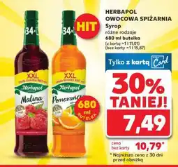 Kaufland HERBAPOL OWOCOWA SPIŻARNIA Syrop oferta