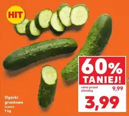 Kaufland Ogórki gruntowe luzem 1 kg oferta