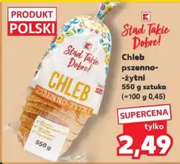 Kaufland Chleb pszenno-żytni 550 g sztuka oferta