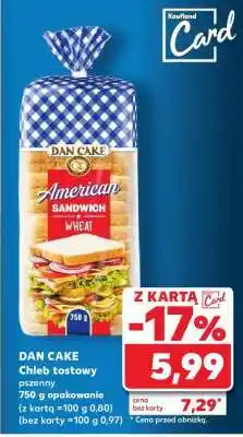 Kaufland DAN CAKE Chleb tostowy pszenny oferta