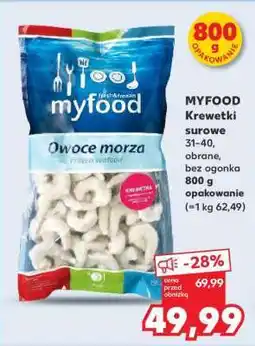 Kaufland MYFOOD Krewetki surowe oferta