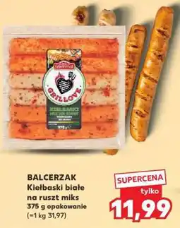 Kaufland BALCERZAK Kiełbaski białe na ruszt miks 375 g opakowanie oferta