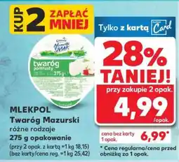Kaufland MLEKPOL Twaróg mazurski oferta