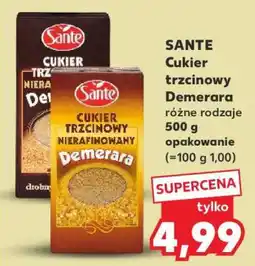 Kaufland SANTE Cukier trzcinowy Demerara oferta