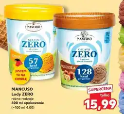 Kaufland MANCUSO Lody ZERO oferta