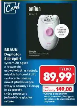 Kaufland BRAUN Depilator Silk-épil 1 oferta