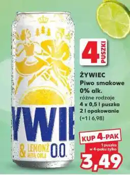 Kaufland ŻYWIEC Piwo smakowe 0% alk oferta