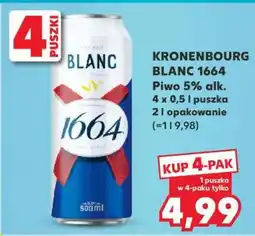 Kaufland KRONENBOURG BLANC 1664 oferta