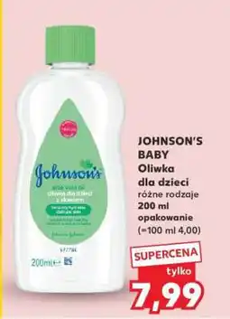 Kaufland JOHNSON'S BABY Oliwka dla dzieci oferta