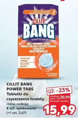Kaufland CILLIT BANG POWER TABS oferta