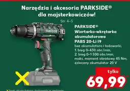 Kaufland Akumulatorowa wiertarko-wkrętarka Parkside oferta