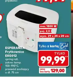 Kaufland Frytkownica Esperanza oferta