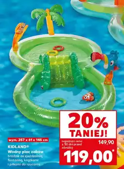 Kaufland Wodny plac zabaw Kidland oferta