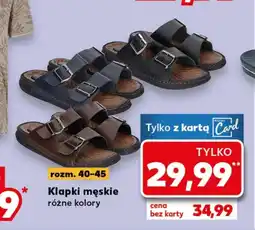 Kaufland Klapki męskie oferta