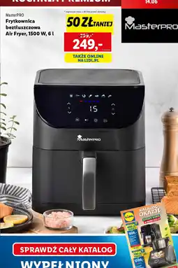 Lidl MasterPRO Frytkownica beztłuszczowa Air Fryer oferta
