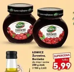 Kaufland Borówka do mięs i serów Łowicz oferta
