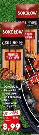 Kaufland Kiełbaski z karkówką Sokołów Grill House oferta