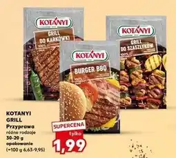 Kaufland Mieszanka przypraw grill do szaszłyków Kotanyi oferta