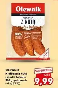 Kaufland Kiełbasa z nutą cebuli i bekonu Olewnik oferta