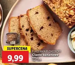 Lidl Ciasto bananowe Chojecki oferta