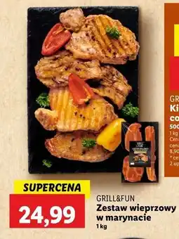 Lidl Zestaw wieprzowy w marynacie Grill And Fun oferta