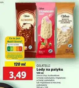 Lidl Lody almond Gelatelli oferta