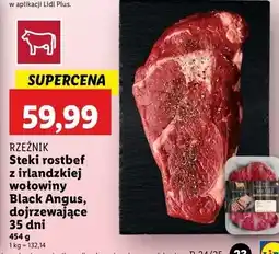 Lidl Stek z rostbefu black angus Rzeźnik Codzienna Dostawa oferta