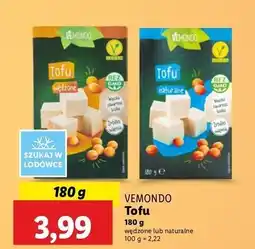 Lidl Tofu o smaku naturalnym Vemondo oferta