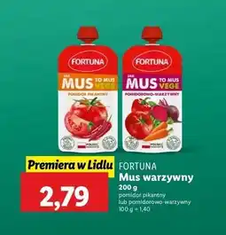 Lidl Mus pomidorowo-warzywny Fortuna oferta