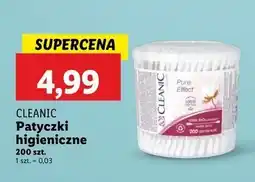 Patyczki higieniczne pudełko okrągłe pure effect Cleanic