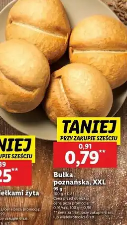 Lidl Bułka poznańska Piekarnia W Sercu Lidla oferta