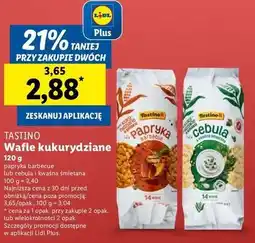 Lidl Wafle kukurydziane cebula Tastino oferta