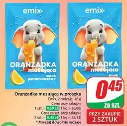 Dino Oranżadka o smaku pomarańczowym Emix oferta
