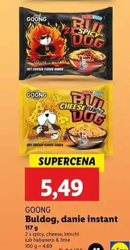 Lidl Zupa bul dog lime flavor Goong oferta