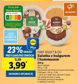 Lidl Sałatka hummus z papryką Chef Select oferta