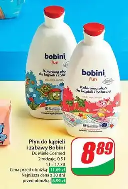 Dino Kolorowy płyn do kąpieli i zabawy zielona woda o zapachu żelków Bobini Fun oferta