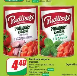 Dino Pomidory krojone bez skórki z bazylią Pudliszki oferta