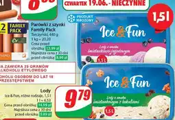 Dino Lody śmietankowe z bakaliami Koral Ice&Fun oferta