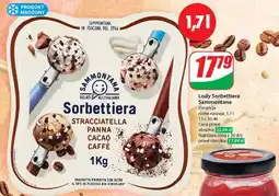 Dino Lody sorbettiera stracciatella panna cacao caffe Sammontana oferta