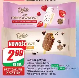 Dino Lody karmelowe z sosem słony karmel w czekoladzie mlecznej Deliss oferta