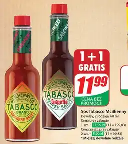 Dino Sos brand habanero Tabasco oferta
