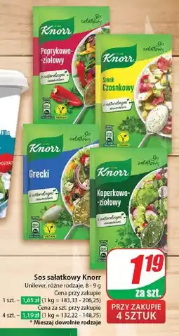Dino Sos sałatkowy koperkowo-ziołowy Knorr oferta